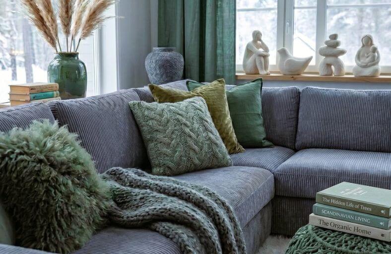 24 Elegant Grey and Green Living Room Ideas for a Naturally Beautiful Space Elegant Grey and Green Living Rooms