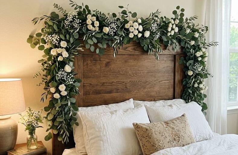 16 Beautiful Ways to Decorate Your Bed with Flowers how to decorate bed with flowers