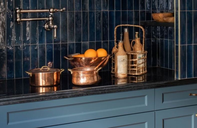 23 Beautiful Blue Tile Kitchen Ideas for a Characterful Space Beautiful Blue Tile Kitchen Ideas