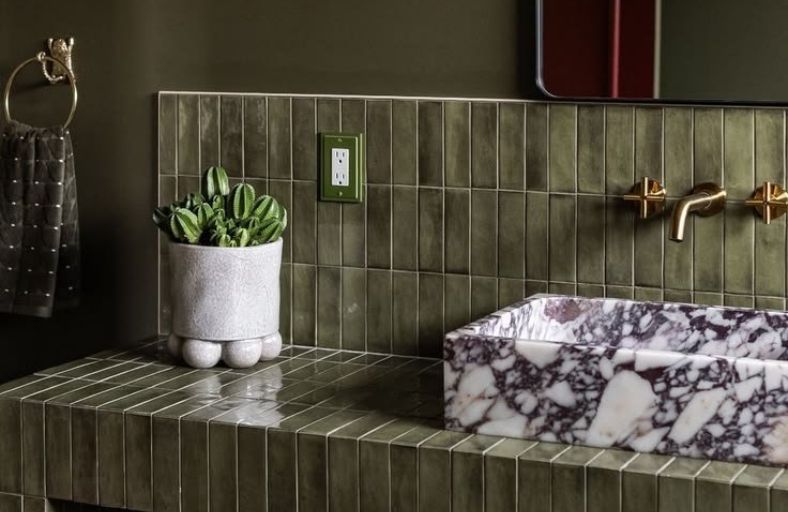 29 Beautiful Green Bathroom Ideas That Bring Life and Warmth to Any Space Beautiful Green Bathroom Ideas