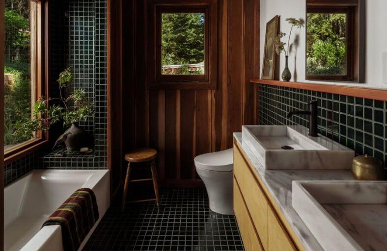 29 Dramatic Moody Bathroom Ideas for a Dark and Atmospheric Space Dramatic Moody Bathroom Ideas