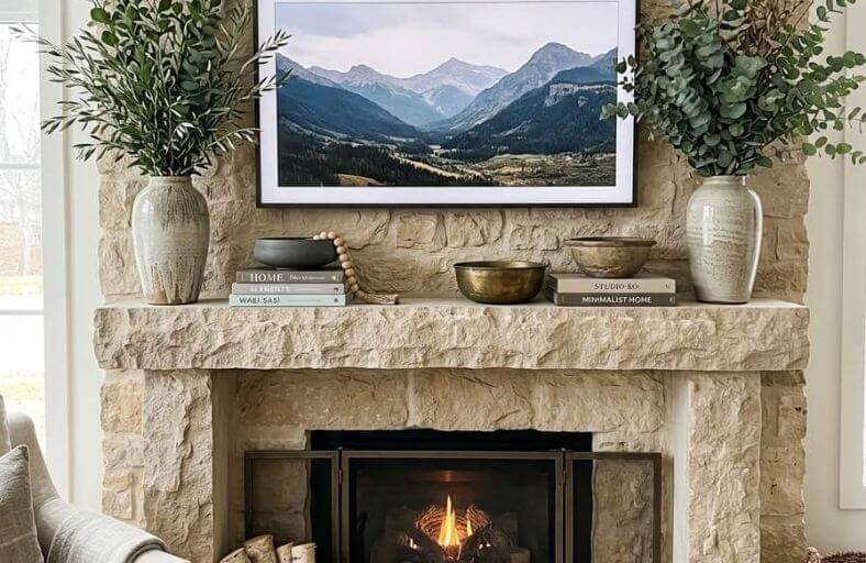 9 Practical Tips to Decorate a Fireplace Mantel with Real Style decorate a fireplace mantel