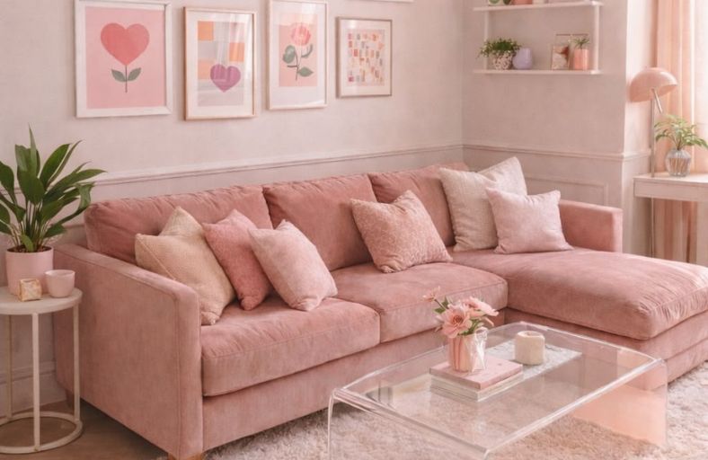 28 Beautiful Pink Living Room Ideas for Every Style Pink Living Room Ideas for Every Style
