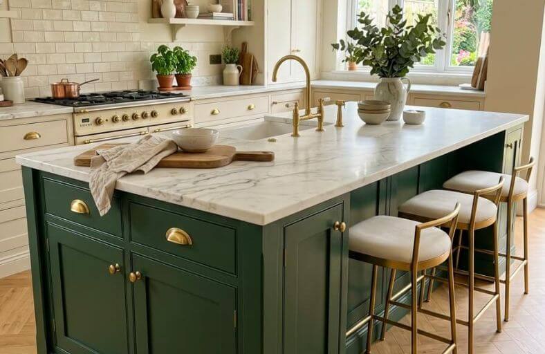 10 Practical Ideas for Decorating a Kitchen Island Practical Ideas for Decorating a Kitchen Island