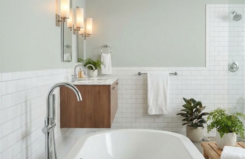 7 Paint Colors for Small Bathrooms With No Natural Light Paint Colors for Small Bathrooms With No Natural Light