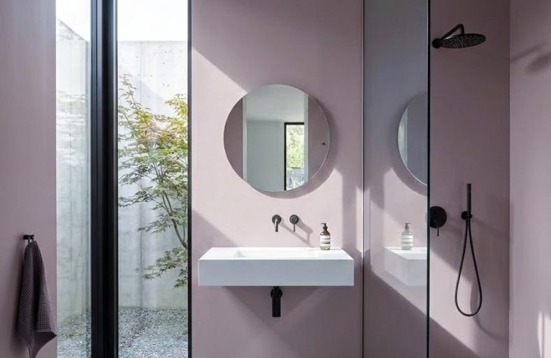12 Perfect Purple Paint Colors to Refresh Your Bathroom purple paint colors for bathrooms
