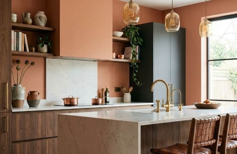 11 Bold Orange Paint Colors for a Warm and Vibrant Kitchen orange paint colors for kitchen