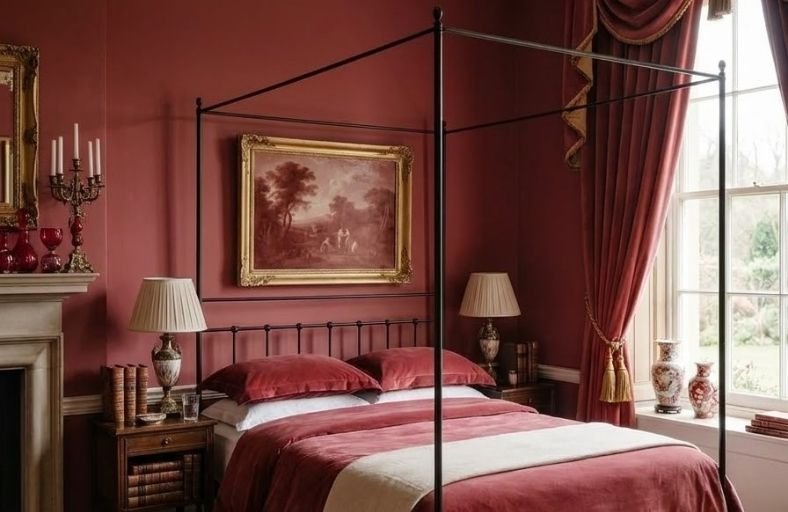 11 Bold Red Paint Colors for a Warm and Dramatic Bedroom red paint colors for bedrooms