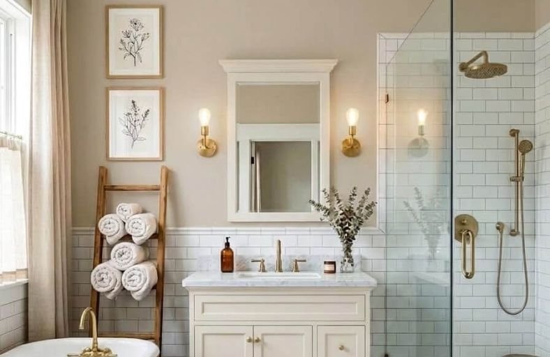 12 Beautiful Warm Paint Colors for a Cozy and Inviting Bathroom warm paint colors for bathroom