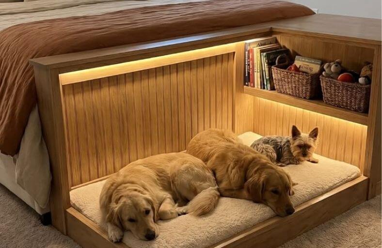 20 Beautiful Dog Setup in Bedroom Ideas for a More Stylish Pet Space Beautiful Dog Setup in Bedroom Ideas